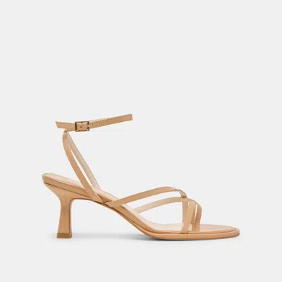 Dolce Vita Morah Wide Heels Cafe Leather