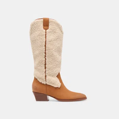Dolce Vita Mykel Plush Boots Caramel Nubuck