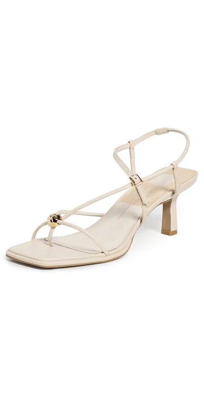 Dolce Vita Mylee Heeled Sandals Creme In Brown