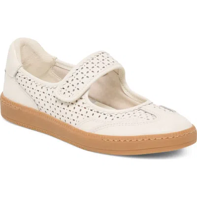 Dolce Vita Nanet Sneakers In White Perforated Leather Size 12 By