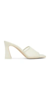 Dolce Vita Narda Mesh Square-toe Sculpted Heel Mules
