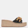 Dolce Vita Narnia Sandals Black Leather In Black