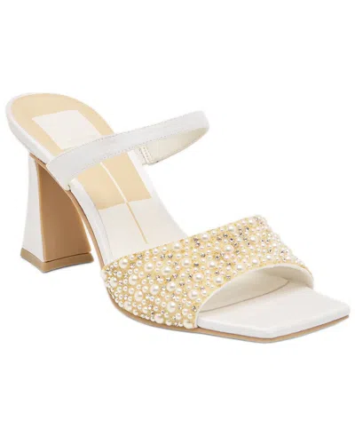 Dolce Vita Nasia Rhinestone Heel In White