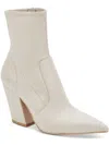 Dolce Vita Nello Womens Faux Leather Pointed Toe Ankle Boots In Multi