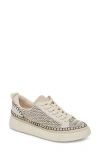 Dolce Vita Nicona Sneaker In Black/natural Raffia
