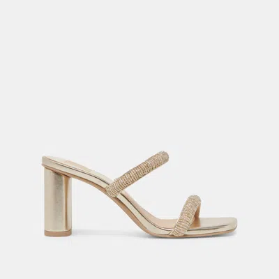 Dolce Vita Nolah Heels Gold Multi Beads