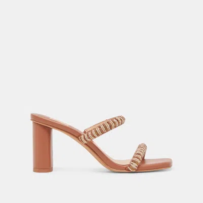 Dolce Vita Nolah Heels Tan Multi Beads