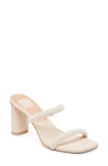 Dolce Vita Nolah Slide Sandal In Ivory Multi Beads