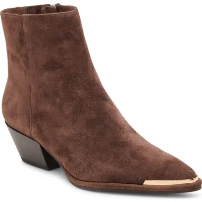 Dolce Vita Nonah Pointed Toe Bootie In Brown