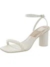 DOLCE VITA NORY WOMENS SATIN ANKLE STRAP HEELS