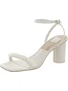 Dolce Vita Nory Womens Satin Ankle Strap Heels In Multi
