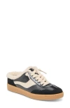 Dolce Vita Notice Faux Shearling Sneaker In Black