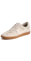 Dolce Vita Notice Lace Trim Sneaker In Ivory Suede
