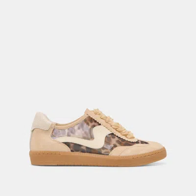 Dolce Vita Notice Mesh Sneakers Lt Leopard Mesh