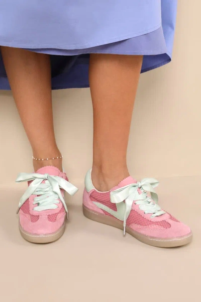 Dolce Vita Notice Rose Multi Woven Mesh Sneakers