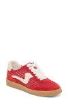 Dolce Vita Notice Stitch Sneakers In Red