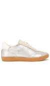 Dolce Vita Notice Sneaker In Ivory Multi Suede