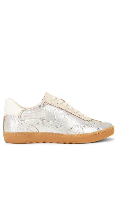 Dolce Vita Notice Sneaker In Ivory Multi Suede