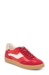 Dolce Vita Notice Sneakers Crimson Suede In Red