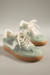 Dolce Vita Notice Mesh Sneakers Jade Woven Mesh In Blue