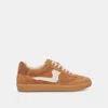 Dolce Vita Notice Sneakers Brown Suede In Multi