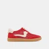 Dolce Vita Notice Sneakers Cherry Perforated Nubuck