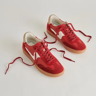 Dolce Vita Notice Sneakers Crimson Suede