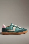 Dolce Vita Notice Sneakers Green Suede In Green