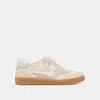 Dolce Vita Notice Sneakers Ivory Perforated Nubuck