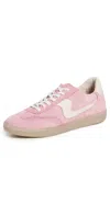 Dolce Vita Notice Sneaker In Petal Pink Suede