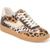 Dolce Vita Notice Stitch Sneakers Leopard Multi Calf Hair In Brown