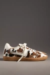 Dolce Vita Notice Stitch Sneakers Cocoa Taurus Calf Hair