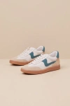 Dolce Vita Notice Sneaker In White And Green