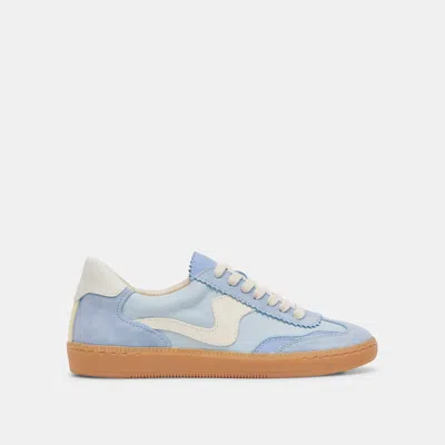 Dolce Vita Notice Wide Sneakers Blue Suede