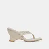 Dolce Vita Nullah Wedges Oatmeal Raffia In Neutral