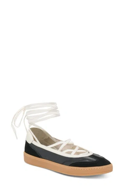 Dolce Vita Nyomie Wraparound Ankle Strap Sneaker In White
