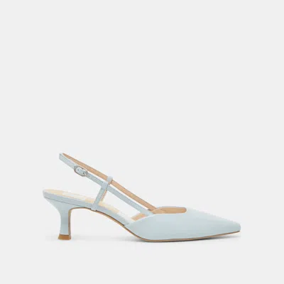 Dolce Vita Odela Heels Ice Blue Leather