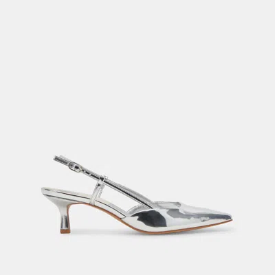 Dolce Vita Odela Wide Heels Silver Stella