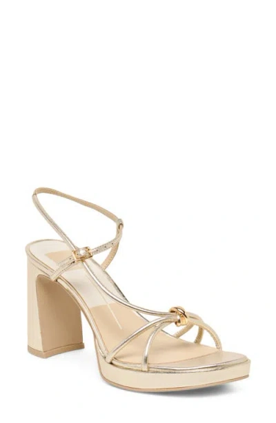 Dolce Vita Odete Platform Sandal In Gold