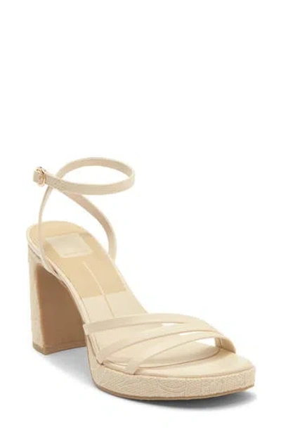 Dolce Vita Ophira Ankle Strap Platform Sandal In Neutral