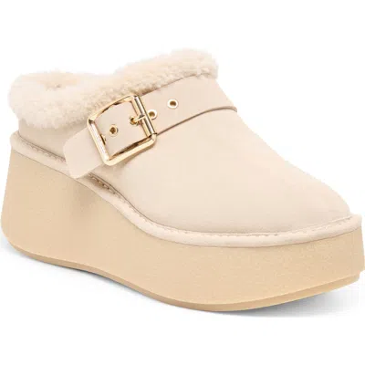 Dolce Vita Oslo Plush Platform Mule In Gray