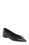 Dolce Vita Palani Pointed Toe Flat In Black