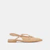 Dolce Vita Pamla Pointed Toe Slingback Flat In Brown
