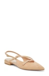 Dolce Vita Pamla Pointed Toe Slingback Flat In Brown