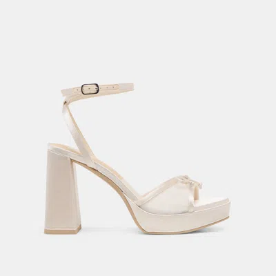 Dolce Vita Pandor Heels White Tulle