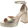 Dolce Vita Pandro Womens Platform Sandals In Silver