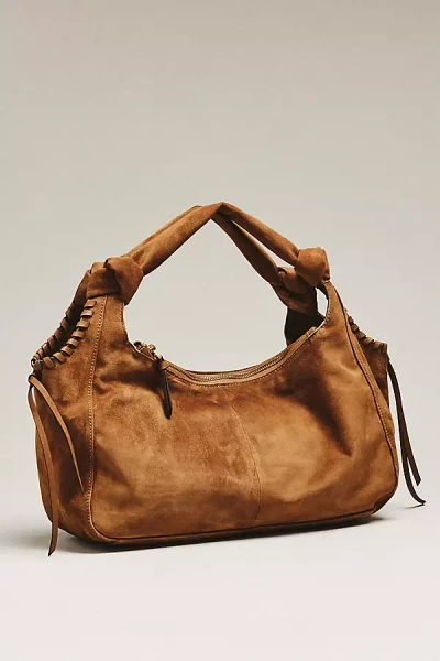 Dolce Vita Paola Suede Satchel In Brown