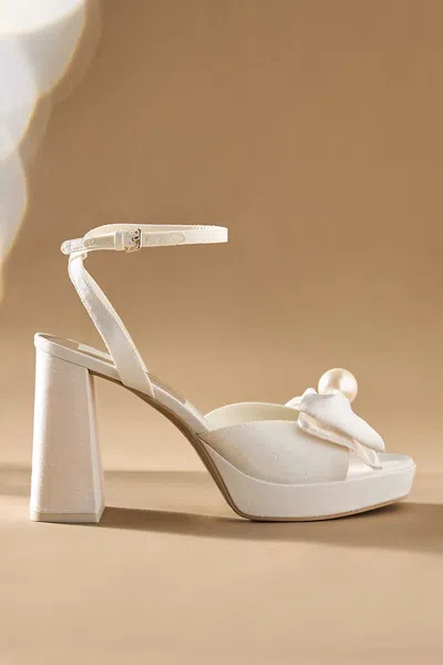 Dolce Vita Patton Platform Heels In White