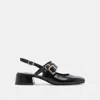 Dolce Vita Patzy Heels Midnight Crinkle Patent Leather