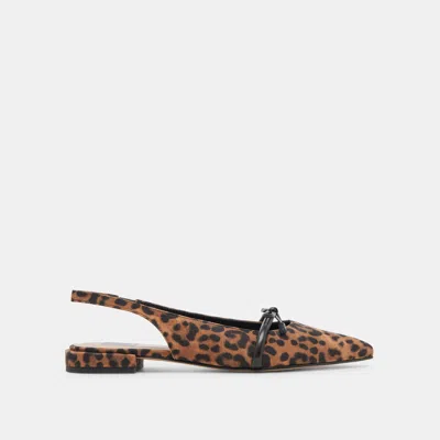 Dolce Vita Payge Flats Leopard Suede